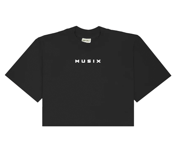 Musix Crop Tee (black)