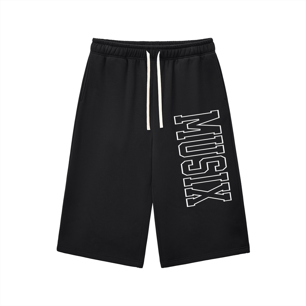 Relaxed Drawstring Three-quarter Sweatpants