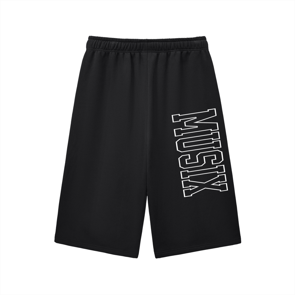 Relaxed Drawstring Three-quarter Sweatpants